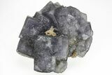 Colorful Cubic Fluorite Crystals with Phantoms - Yaogangxian Mine #217422-1